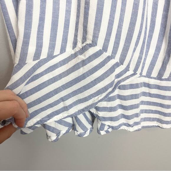 Sim & Sam Mini Summer Dress Blue and White Stripes Women’s size S\ - Picture 4 of 12